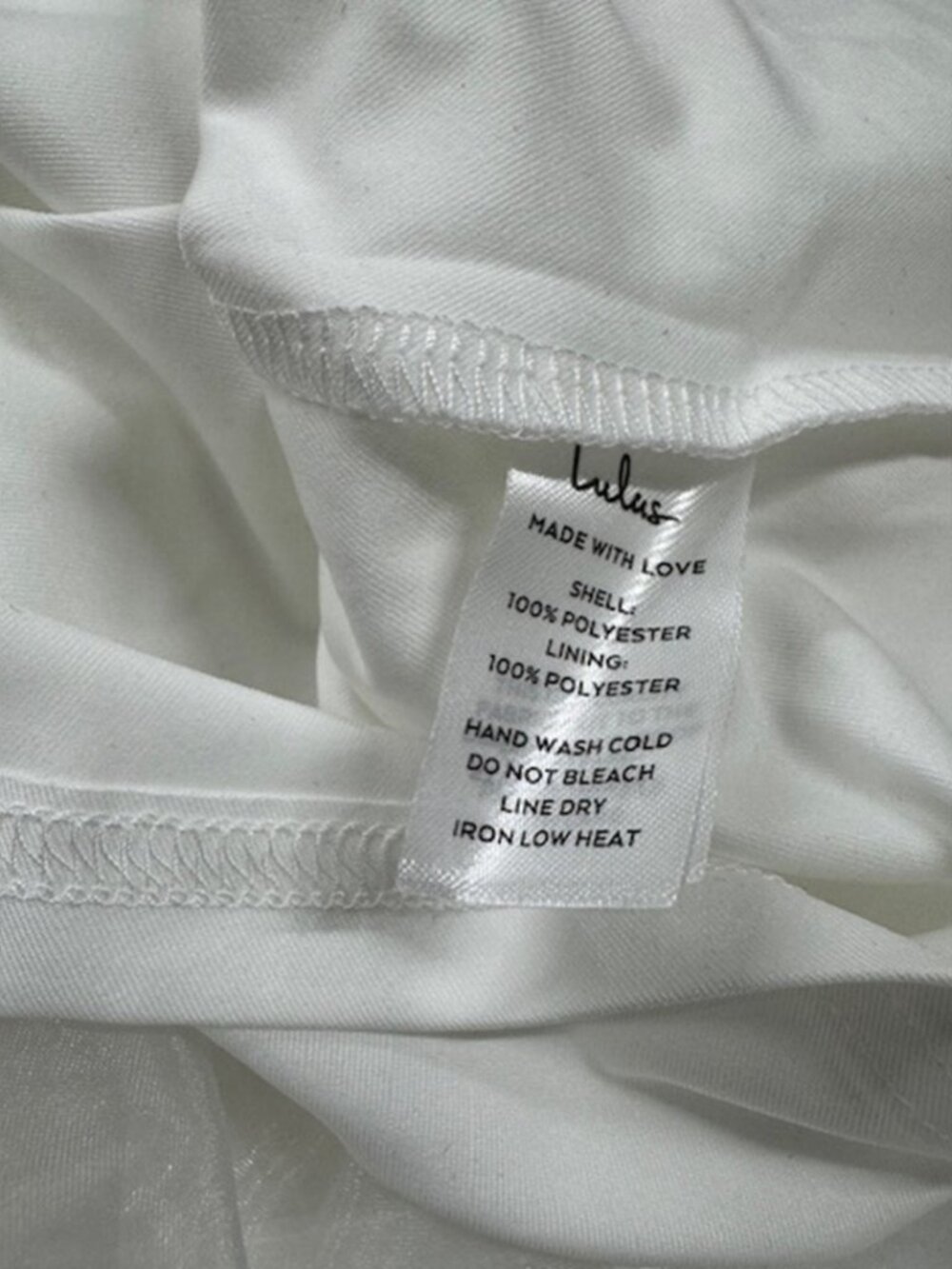 Lulus Flirtatious Aesthetic White Organza Backless Halter Mini Dress​ NWT - Picture 7 of 8